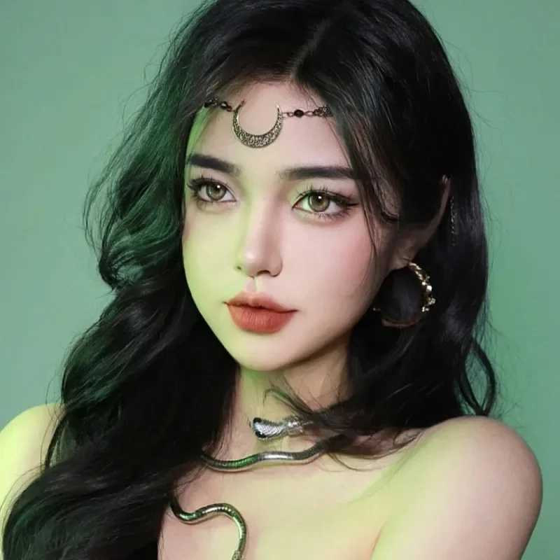 1PC Fashion Shiny Head Chain Rhinestone Long Tassel Hair Ornament Water Drop Crystal Retro Hairpin Womens Bridal Hair OrnamentX240913