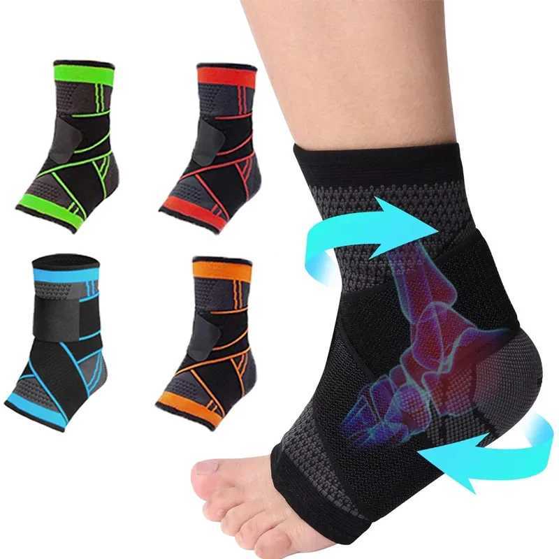 Gym Ankle Protector Sport Anklet Support Bodybuilding Exercise Fitness Man Women Adjustable Compression Ankle Brace Protection Y240913