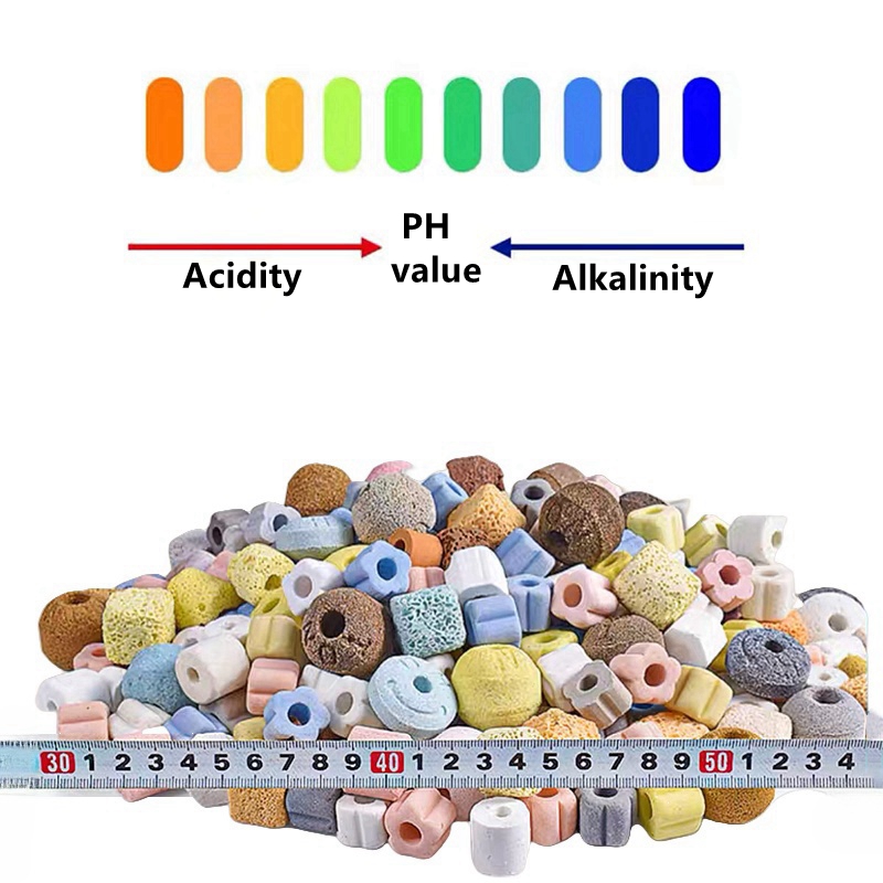 100/200/500g Fish Tank Filter More Than 10 Types Aquarium Bio Balls Carbon Ceramic Ring Material Ceramic Ring Bacteria House