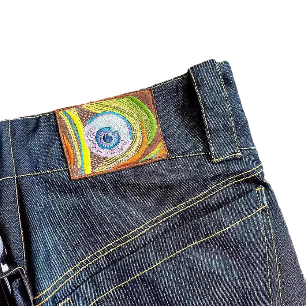 Men's Vintage Street Style Hip Hop Gothic Baggy Jeans Y2K Loose