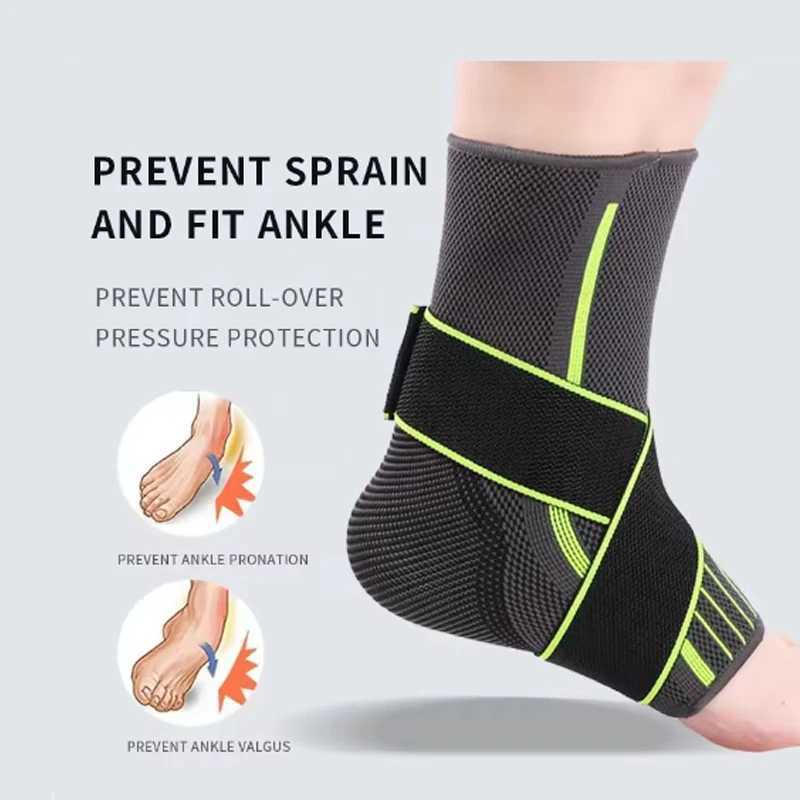 Adjustable Compression Ankle Support Men Women Running Hiking Basketball Ankle Brace Sports Protection Y240913