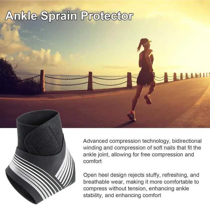 Protective Football Ankle Support Basketball Ankle Brace Compression Socks Breathable Heel Wraps Ankle Protector Y240913