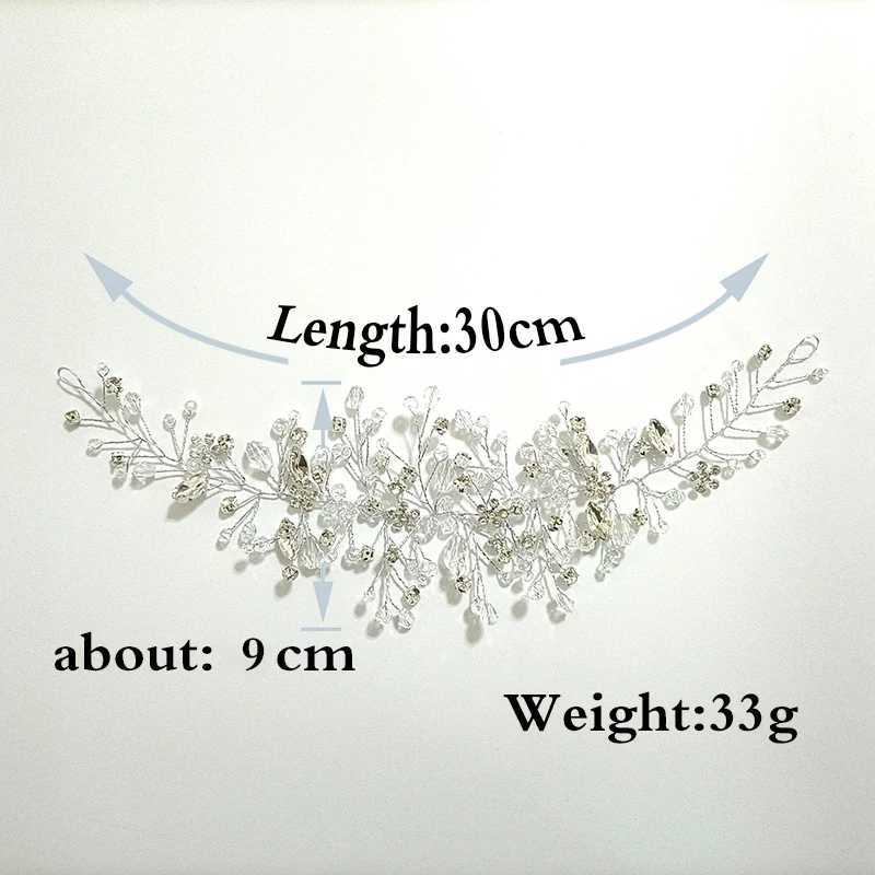 Pearl Crystal Wedding Hair Combs Hair Accessories for Bridal Flower Headpiece Headbands Women Bride Hair ornaments JewelryX240913