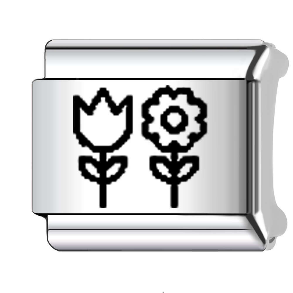 2024 New Women's Gift Cute butterfly Italian Charms Links Beads Fit 9Mm Stainless Steel Bracelet DIY Making Jewelry