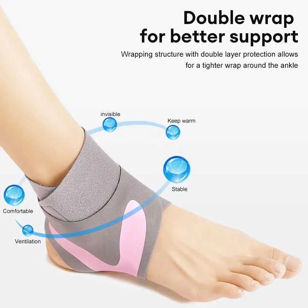 New Outdoors Ankle Brace Guard Anti Sprain Sports Support Ankle Wrap Heel Pain Relief Fitness Accessory Protective Gear Y240913
