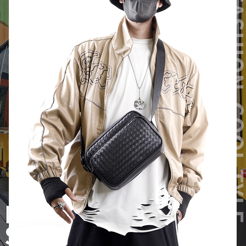 Flap Crossbody Bag Men Sports Bags Outdoor Fashion Shoulder Bag For Man Womens Knitting Women Lady Hand Bag Large Capacity Casual Unisex Wallets DZD24