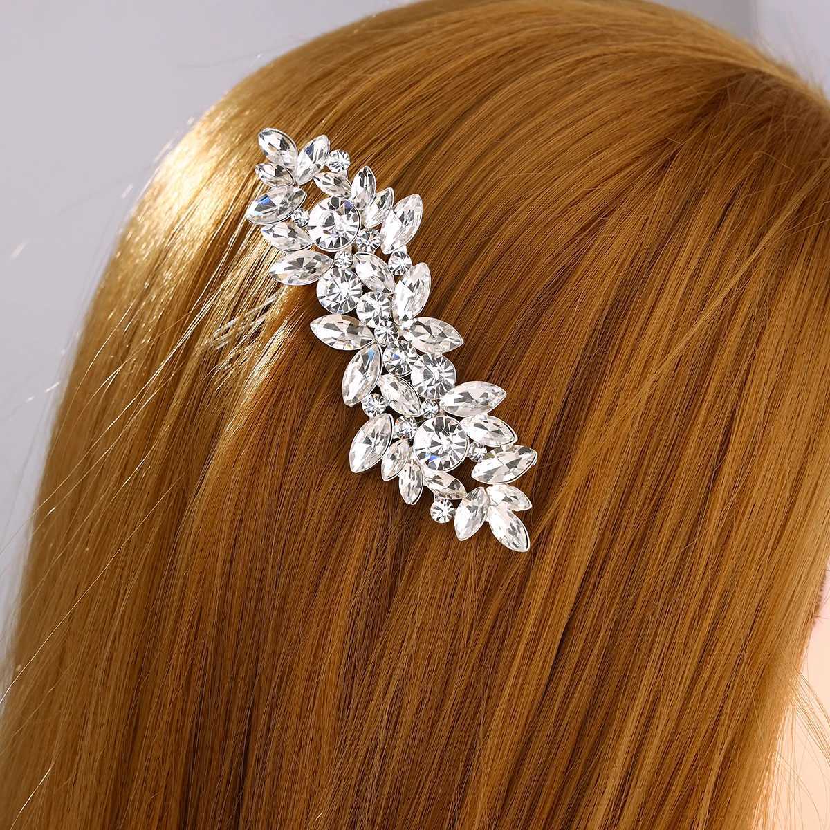 Elegant Rhinestone Bridal Hair Comb for Wedding Hair AccessoriesX240913