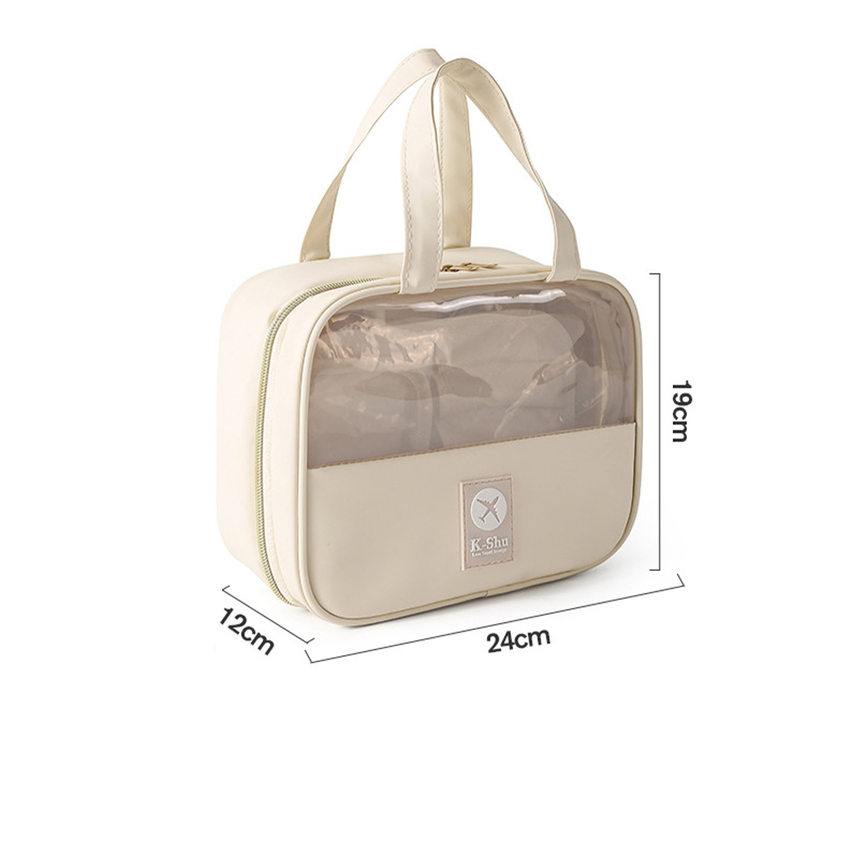 Makeup bag Large capacity portable makeup bag with three-dimensional partition new portable travel toiletry bag high-end cosmetic storage bag