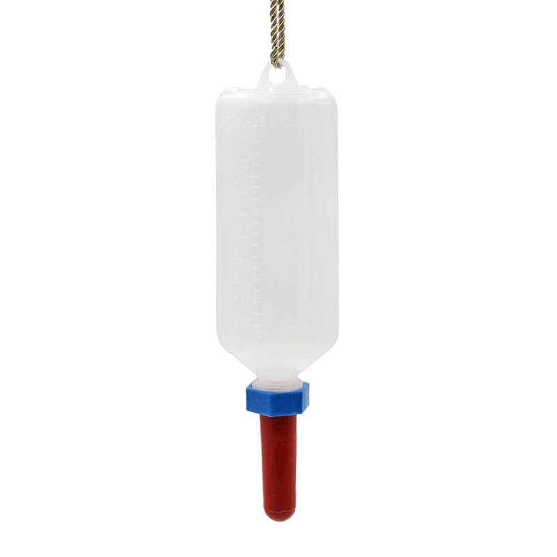 1L Calf Milk Feeder Bottle with Nipple Sheep Lamb Bottle Holder hanging Milking Feeding Replacement
