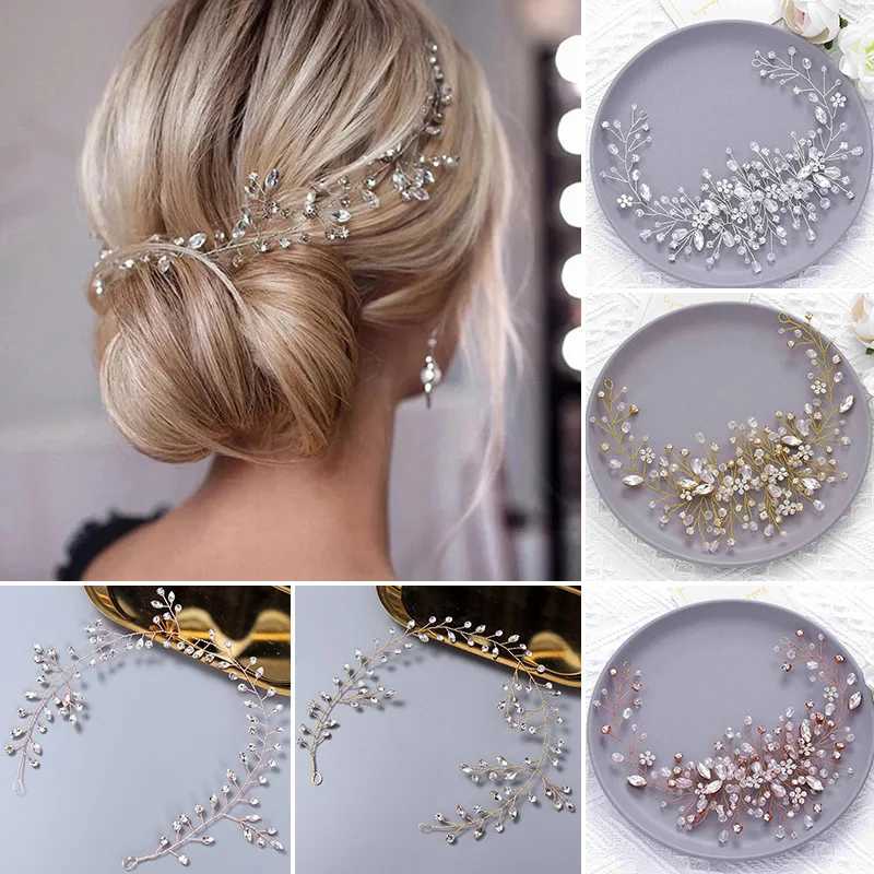 Crystal Wedding Hair Combs Miraculous Women Headbands Accessories Flower Bridal Headpiece Clip Bride Jewelry GiftX240913