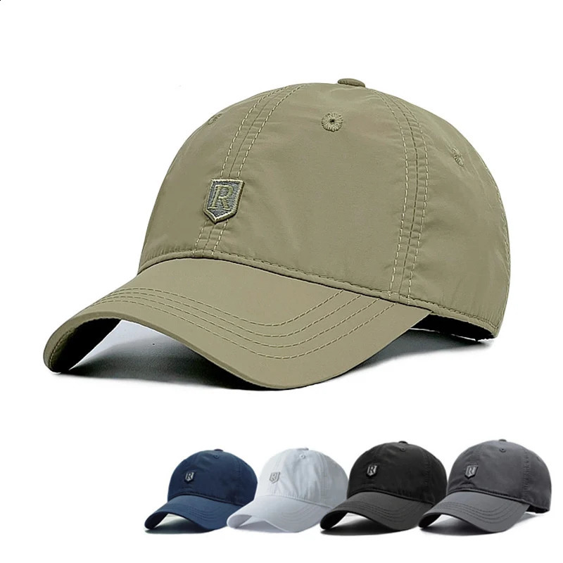 Outdoor Quickdrying Golf Fishing Hat For Women Men Summer Sun Baseball Cap Casual Breathable Adjustable Protection Hats 240906