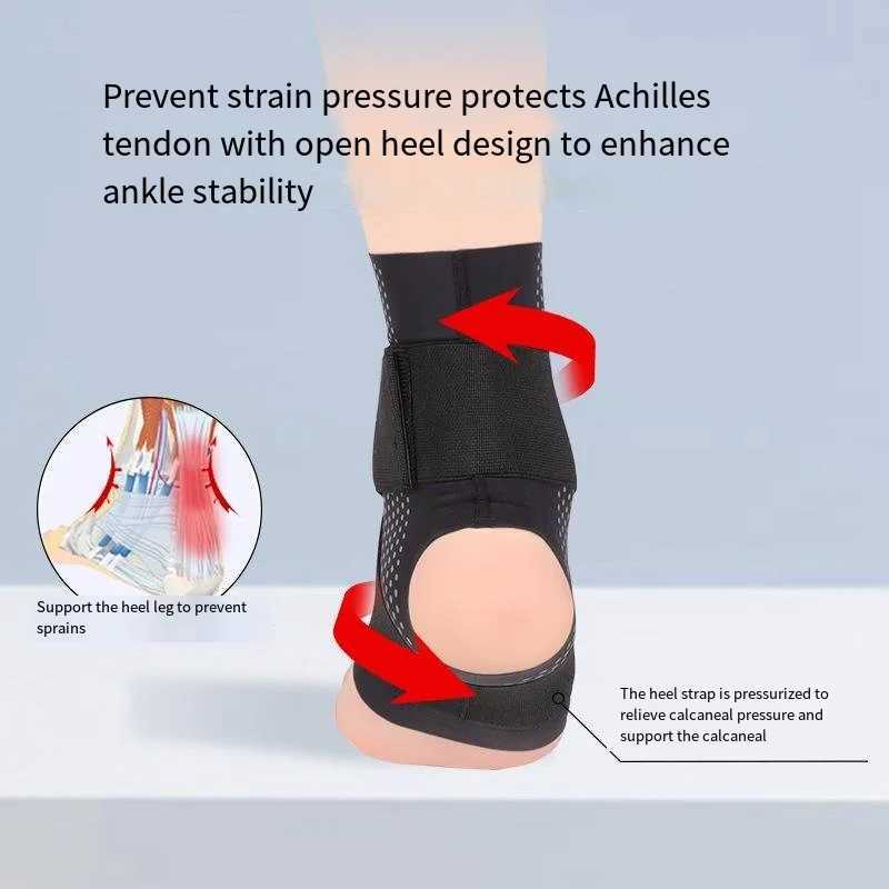 Ultra-thin Sports Fitness Straps Compression Ankle Guard Double-layer Support To Stabilise Ankle Protection To Prevent Strains Y240913