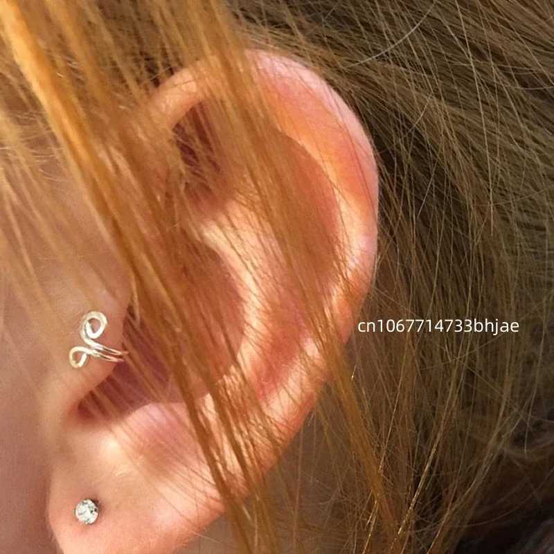 1/2/3pcs NonPiercing Flower Shape Women Alloy Earrings Girl Accessories Earrings Without Ear Holes Simplicity Cartilage Ear ClipX240913