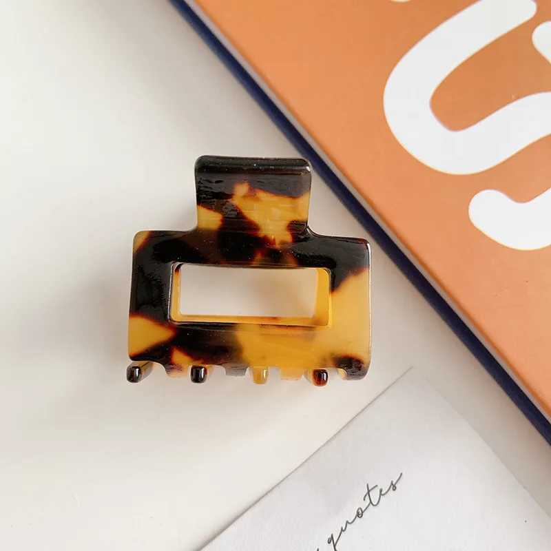 Korean Small Hair Clips for Women Acetate Hair Claws Elegant Colorful Geometric Shape Girls Claw Clip Hair Accessories HairclipX240912