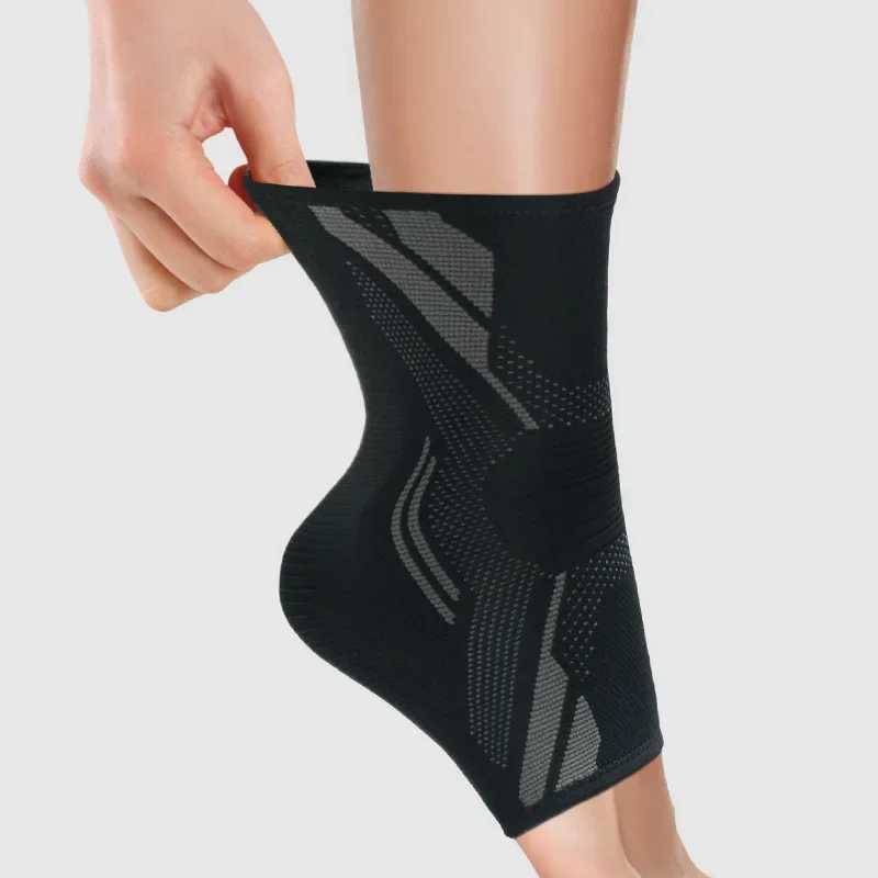 1pc Sports Ankle Support Compression Nylon Ankle Protector Elastic Knitted Breathable Bootabll Basketball Protective Ankle Brace Y240913