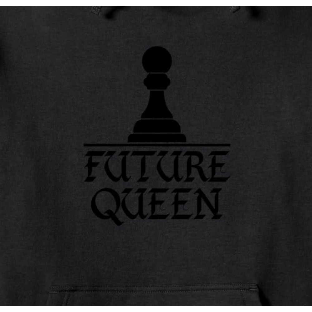 Hoodie for Mens Womens Future Queen Funny Chess Family Group Costume Gift Pullover Hoodie Graphic Hoodies sweatshirt Pullover Long Sleeve