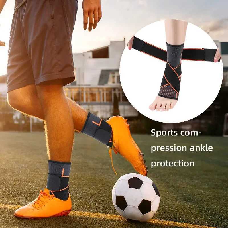 1PC Ankle Protector Compression Bandage Sport Anklet Support Brace Exercise Ankle Straps Elastic Belt Fitness Gym Accessories Y240913