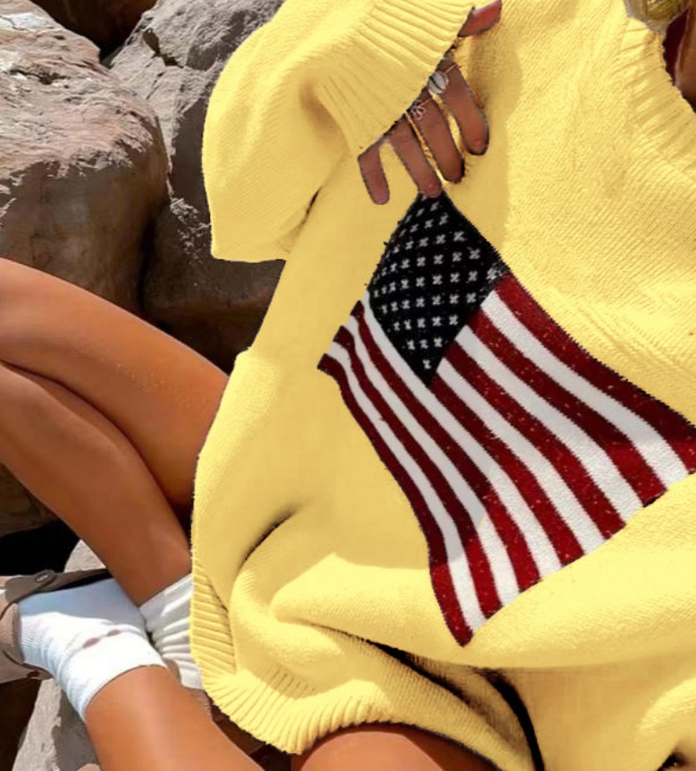 Women's : Winter Vintage American Knit Urious Pullover Sweaters B3