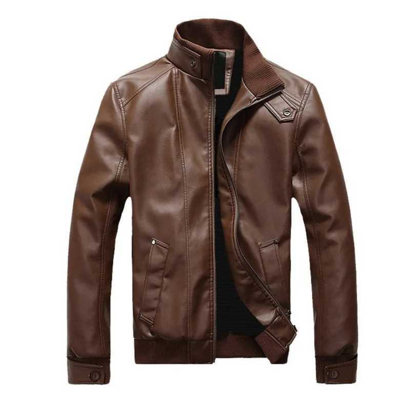 2023 Autumn Mens Leather Jackets Men Jacket High Quality Classic Motorcycle Bike Cowboy Jackets Male Plus Thick Coats S-2XlX240913