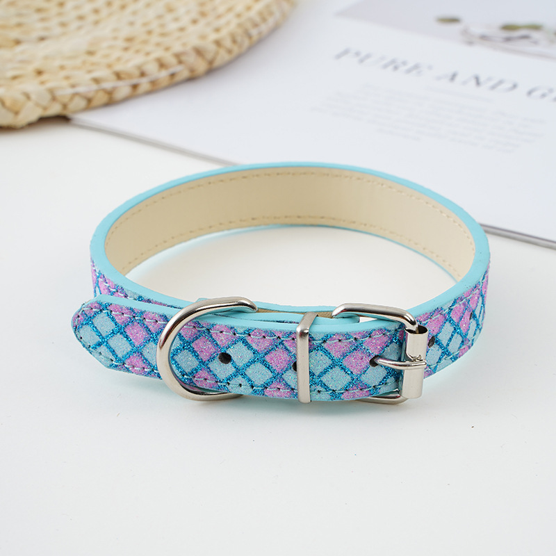 pet supplies Medium and large training dog Camouflage wood camouflage collar Fashion canvas pet large dog collar