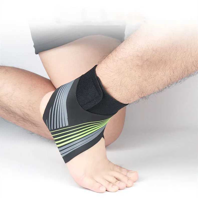 1 Pcs Sports Ankle Support Brace Djustable Anti-Sprain Compression Ankle Guards Tendon Pain Relief Strap Foot Sprain Injury Wrap Y240913