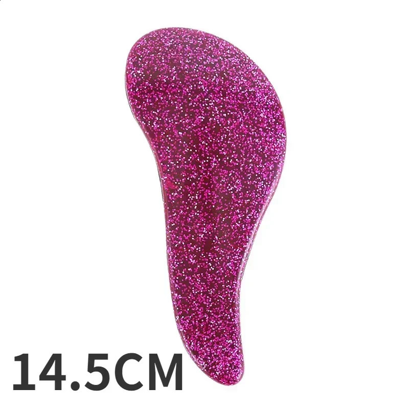 Anti Static Massage Hair Brush Tangles Detangle Shower Hairbrush Comb Salon Styling Tool Magic Handle 240911