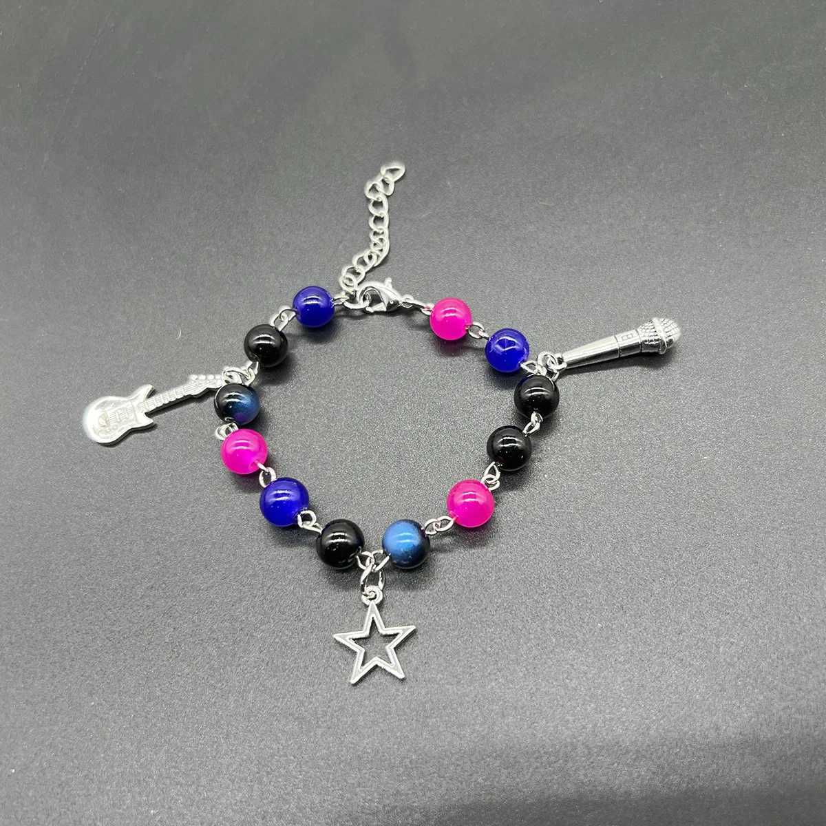 TV girl lover matching necklace bracelet who really cares about album inspiration necklace couple beads bracelet friend jewelry gift W240913