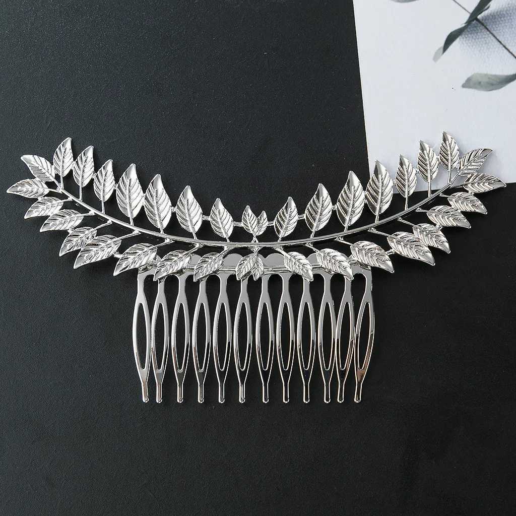 Bridal Wedding Hair Accessories Gold Color Leaf Hair Pins Clips for Women Hair Comb Jewelry Bride Headpiece Headdress GiftsX240913