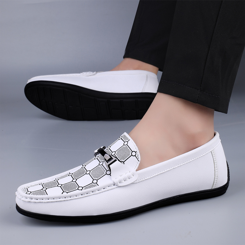 GENUINE LEATHER LUXURY BRAND MEN SHOES DESIGNER DRIVING MOCCASINS LOAFERS DRESS SHOES SLIP ON WEDDING OFFICE CASUAL SHOE FOR MAN