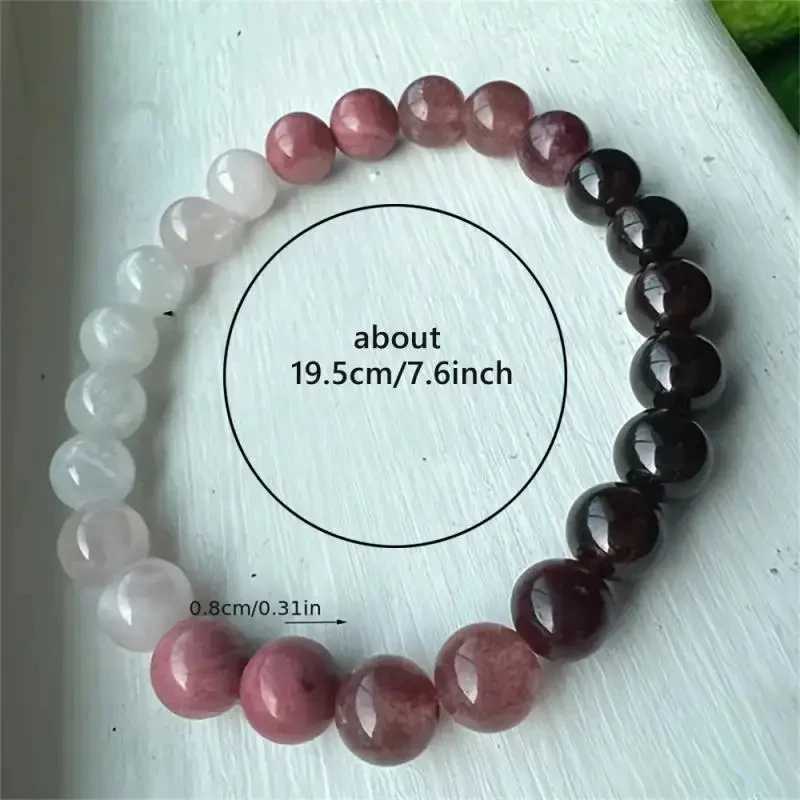 OAITE Rose Quartz Bracelet Womens Love Magic Bracelet Charming Bracelet Fashion Natural Amethyst Beautiful Handmade Gift W240913