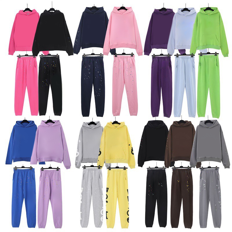 Designer Man Spiderr hoodie Luxury Fashion Young Thug Pant Men Women Tracksuit Net Sweatshirt Trend Street Sweatshirts Pullovers Size S-XL 877