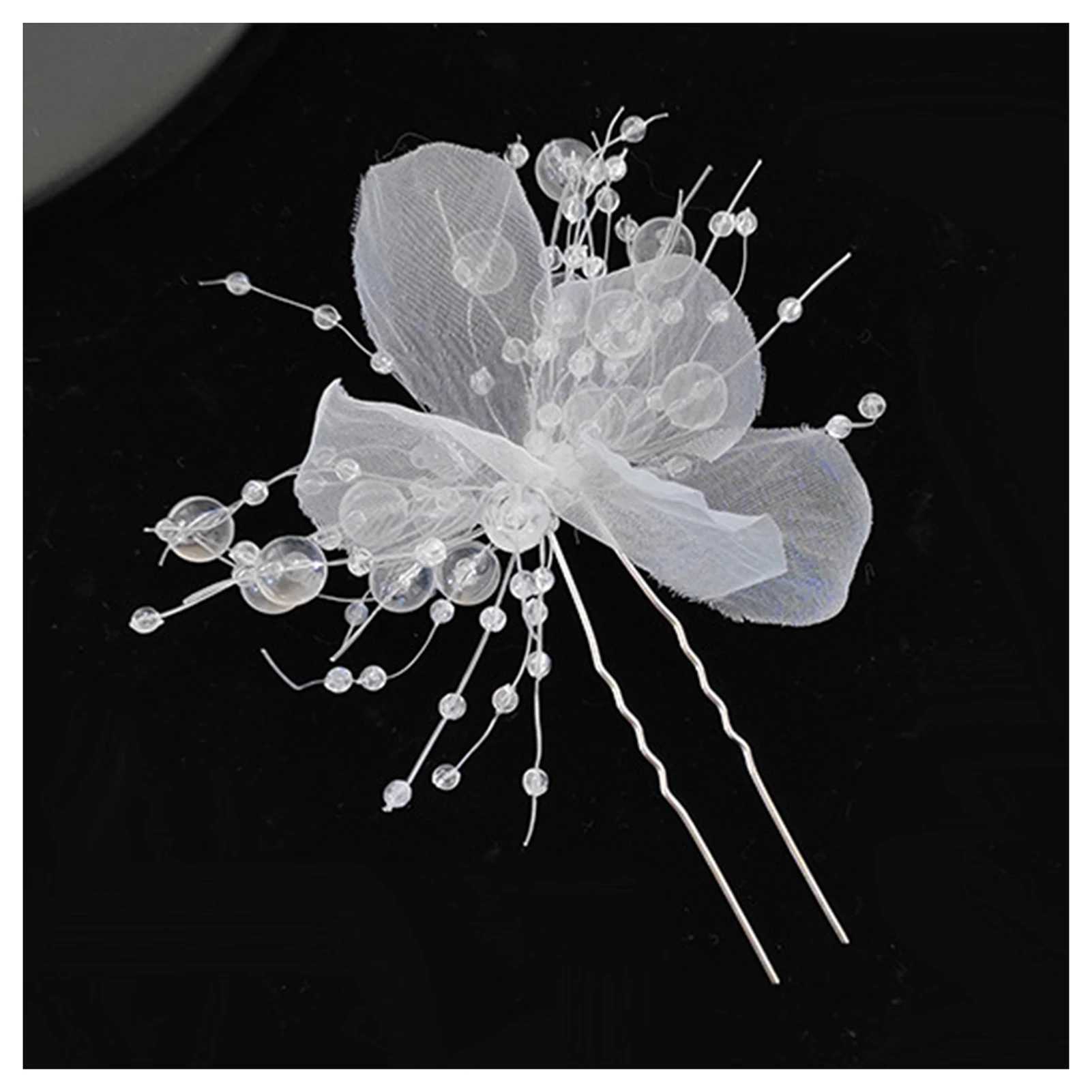 Fashion Crystal Wedding Hairpin Hair Accessories U-shaped Hairpins Bridal Hair Jewelry Rhinestone Women Hair Clips HeadpiecesX240913