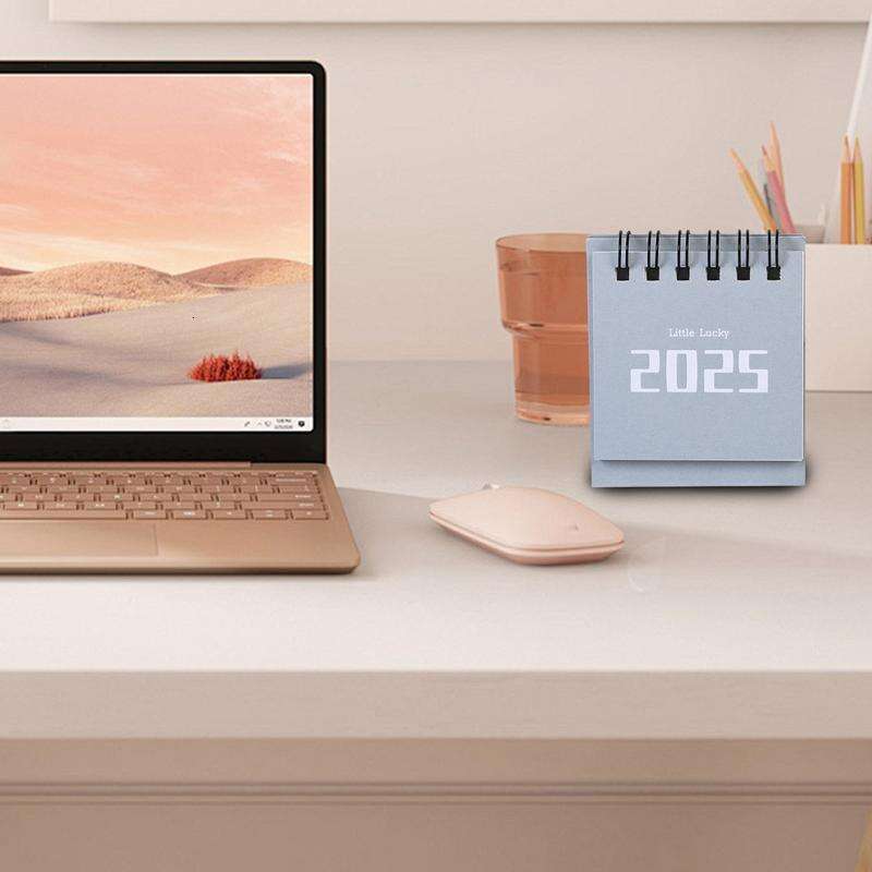 Standing Calendar Desktop Calendar 2025 Small Desktop Decoration Memo Pad Calendar Standing Calendar For Home School Ab0