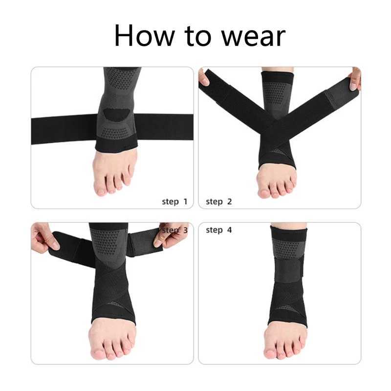 Ankle Brace Compression Sleeve-Relieves Achilles Tendonitis Joint Pain Plantar Fasciitis Sock with Foot Arch Support Y240913