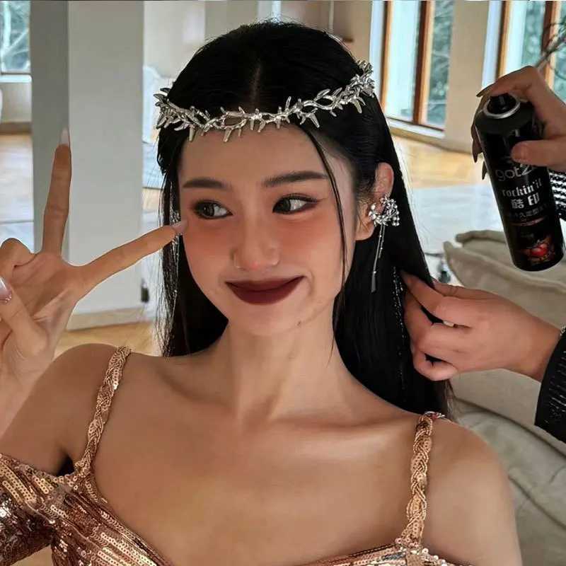 2024 New Fashion Irregular Alloy Thorn Headband for Hair Women Hair Bands Hair Accessories Bridal Hair Jewelry Tiara HeaddressX240913