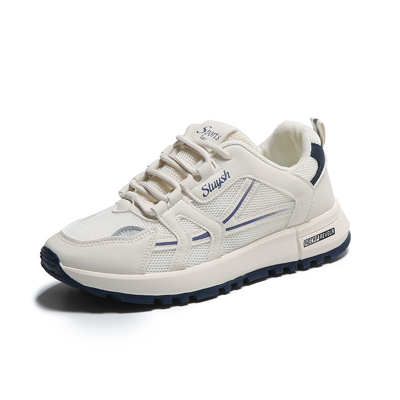Women Sports Fashion Thick Sole Versatile Clunky Shoes Athleisure Vintage Sneakers Free shipping