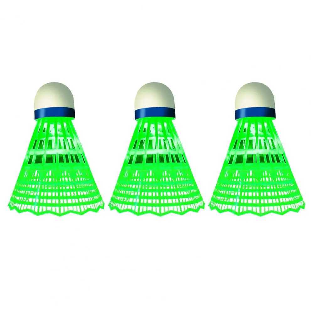 Badminton Balls Set Badminton Colorful Led Badminton Shuttlecocks Set for Indoor/outdoor Sports Activities Nylon for Children Y240912
