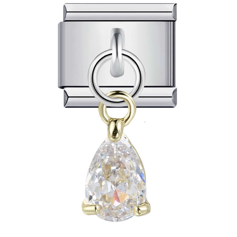 Italian Charm Beads Bracelet Single Hook Pendant Series Elastic Splicing Strap Chain Italian Charm Links Stainless Steel Fit 9mm Bracelet Jewelry DIY 