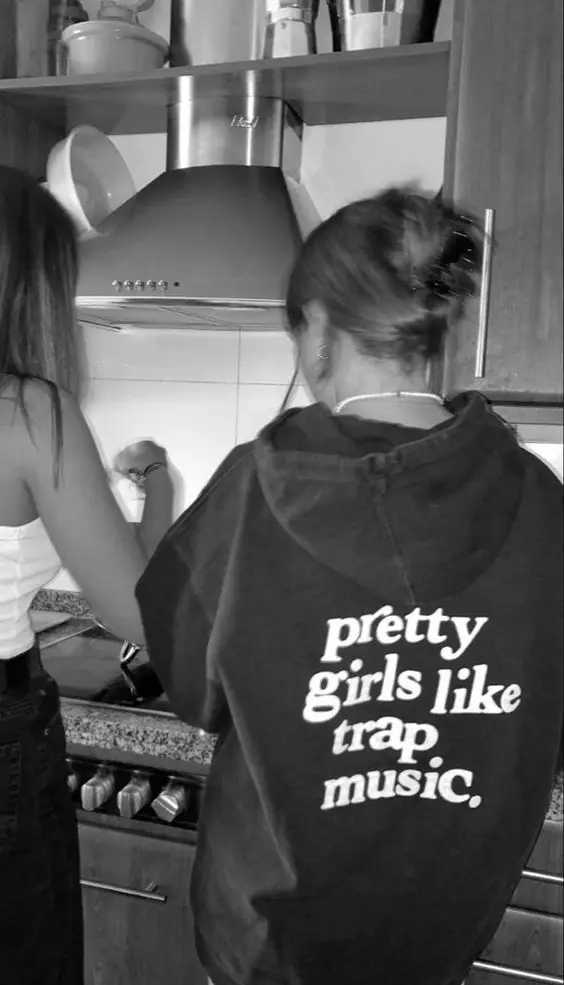 Pretty Girls Like Trap Music Hoodie Women Funny Hoody Sweatshirts Pullovers Unisex Pure Cotton Top Jumper Quote Casual Hoodies M240912