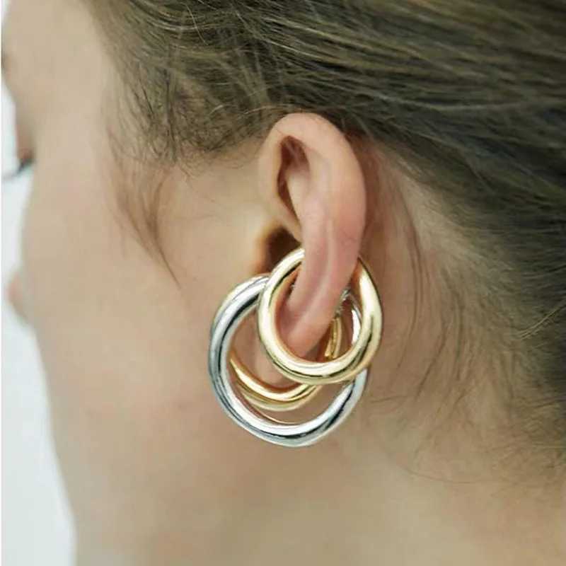 Fashion Ear Cuff Clip on Earrings NO Piercing Gold Color Vintage Earcuff Earclips Clip Earrings Boho Jewelry 2020X240913
