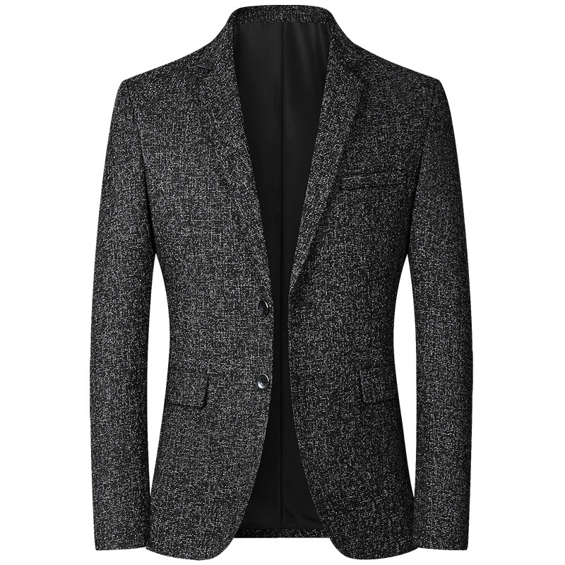 Men Casual Slim Fit Blazer Lightweight Notch Lapel Sport Coat Jacket Fall And Winter Men Wedding NightClub Bar Stage Banquet Party Suit