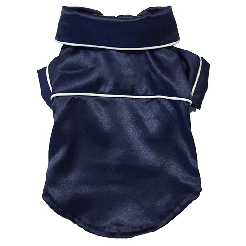 Pet Dog Pajamas Luxury Soft Silk French Bulldog Pajamas Pet Coat Clothing For Small Dogs Shih Tzu Puppy Cat Shirt Pet Costume