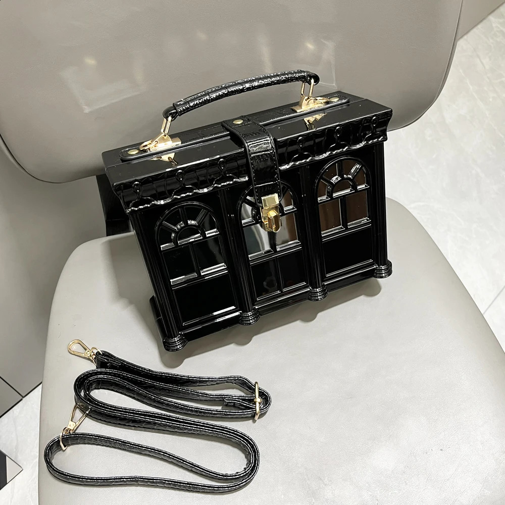 Purses and Handbags Shoulder Bag For Women party Banquet Bag House shape purse funny bag Evening clutch Bag 250319