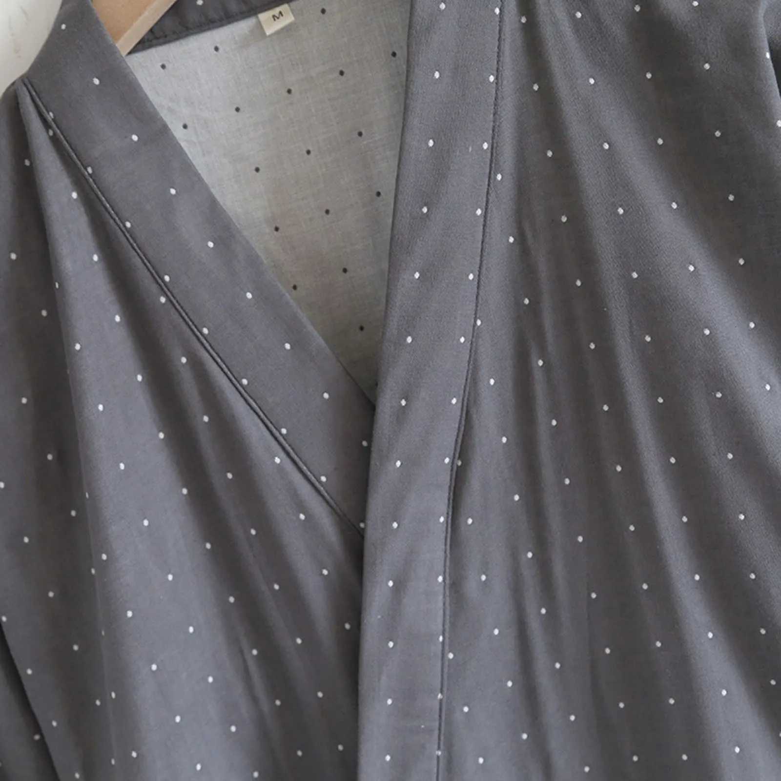 MenS Japanese Kimono Pajamas Loose Loungewear Set Bottoms Home Wear Pajamas Suirt For Man Fall Winter Y240913