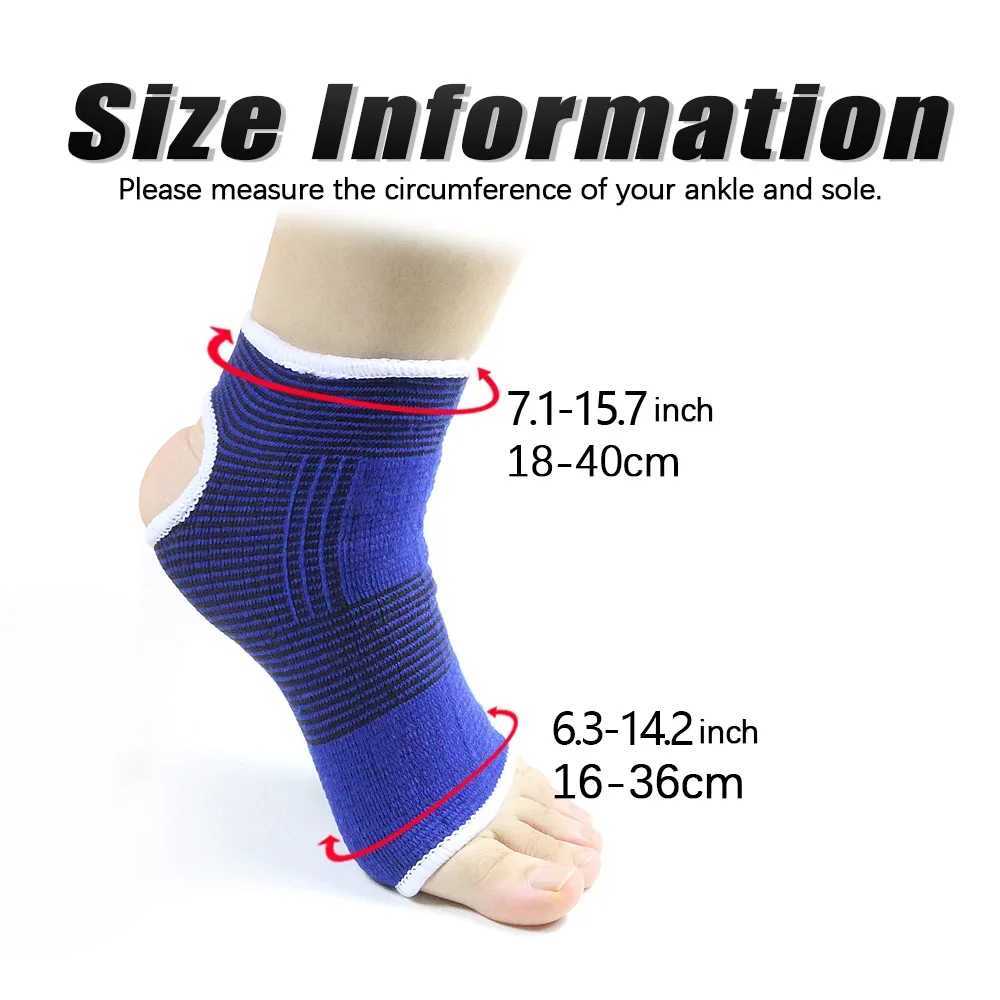1/2pcs Super Soft Ankle Support Protection Gym Running Protection Foot Bandage Elastic Ankle Brace Guard Sport Fitness Support Y240913