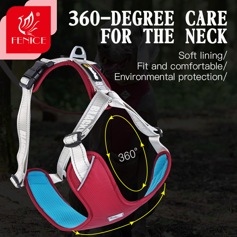Fenice Outdoor Professional Fashionable Medium Small Dog Explosion-proof Reflective Chest Strap