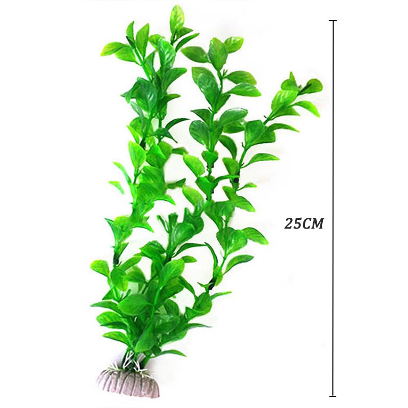Plastic Simulation Water Grass Aquarium Green Water Grass Fish Tank Ornament Decoration Artificial Green Plant Decorative