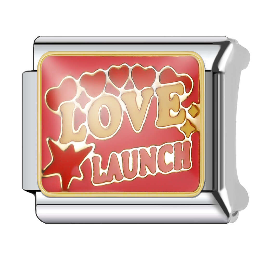 New Women's Gift 12 Birth months Bead Italian Charms Links Bangle Beads Fit 9mm Stainless Steel Bracelet Making DIY For Women Fashion Jewelry