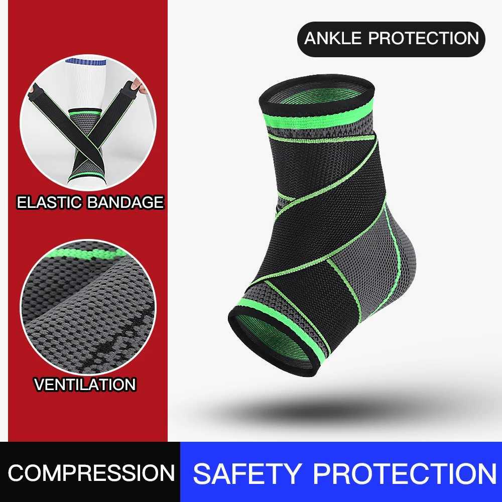 Outdoor Mens and Womens Sports Running Basketball Mountaineering Protective Equipment Knitted Compression Ankle Protection Y240913