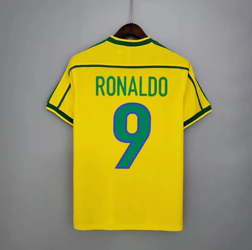 2026 new Brasil Pele Soccer Jerseys Men Kids - Retro Brazil Football Shirts 1994- Neymar Romario Ronaldo Ronaldinho Rivaldo Adriano Kaka fre